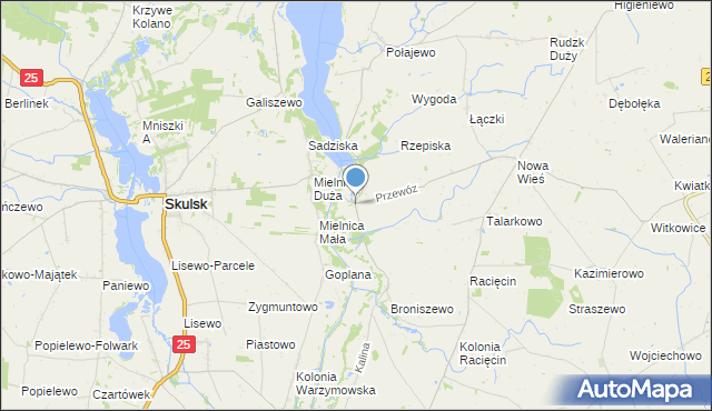 mapa Przewóz, Przewóz gmina Piotrków Kujawski na mapie Targeo